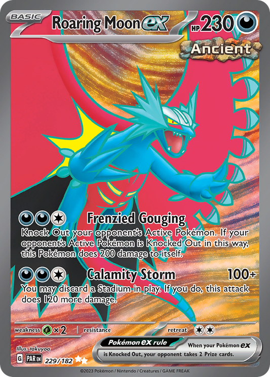 Roaring Moon ex 229/182 - Reverse Holo