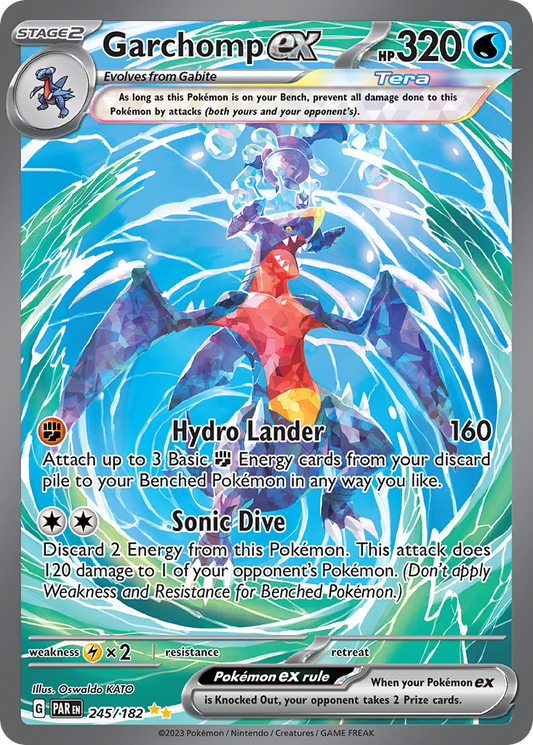 Garchomp ex 245/182 - Reverse Holo