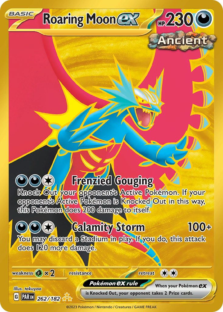 Roaring Moon ex 262/182 - Reverse Holo