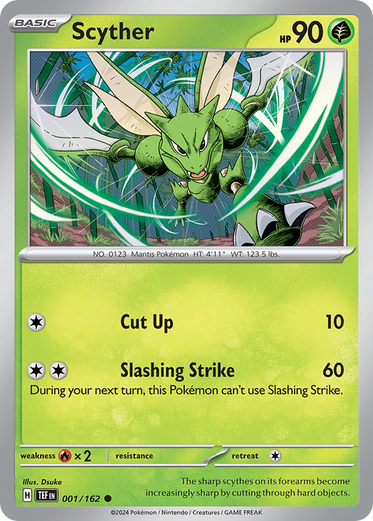 Scyther 001/162 - Reverse Holo
