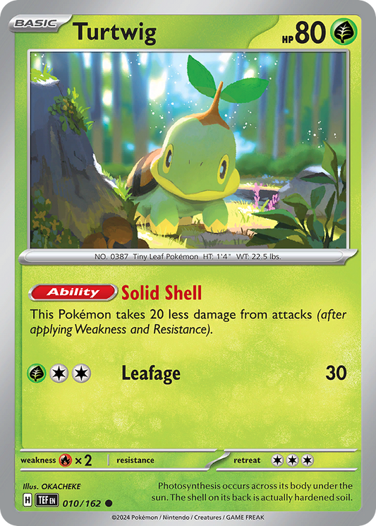 Turtwig 010/162 - Reverse Holo