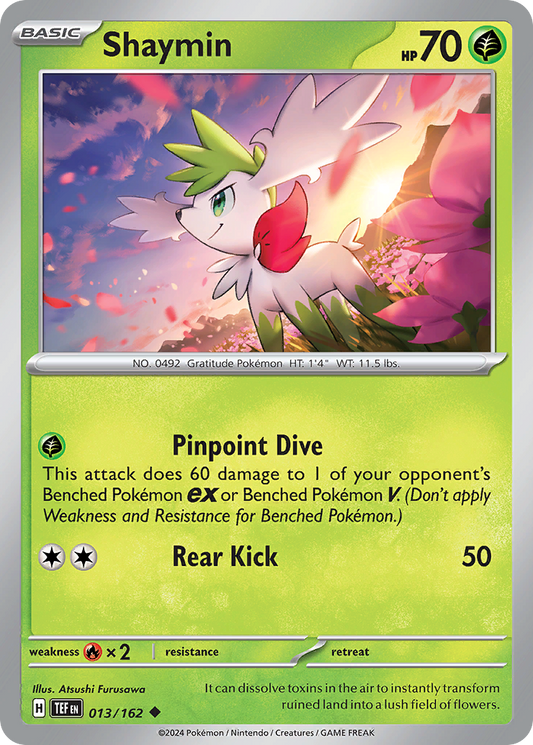 Shaymin 013/162 - Reverse Holo