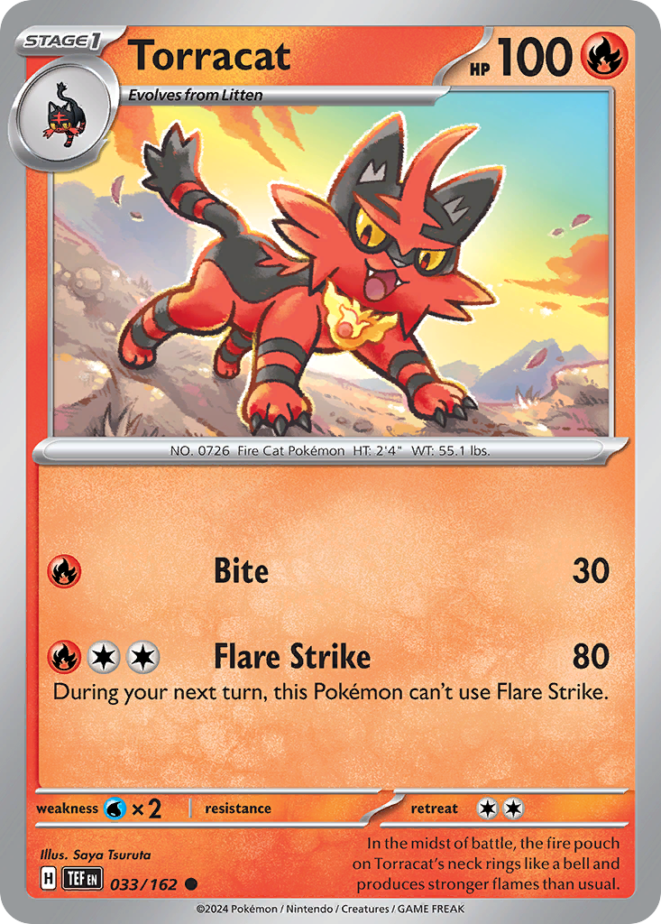 Torracat 033/162 - Reverse Holo