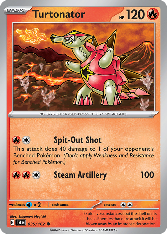 Turtonator 035/162 - Reverse Holo