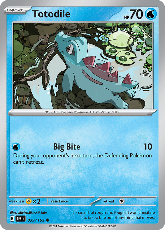 Totodile 039/162 - Reverse Holo