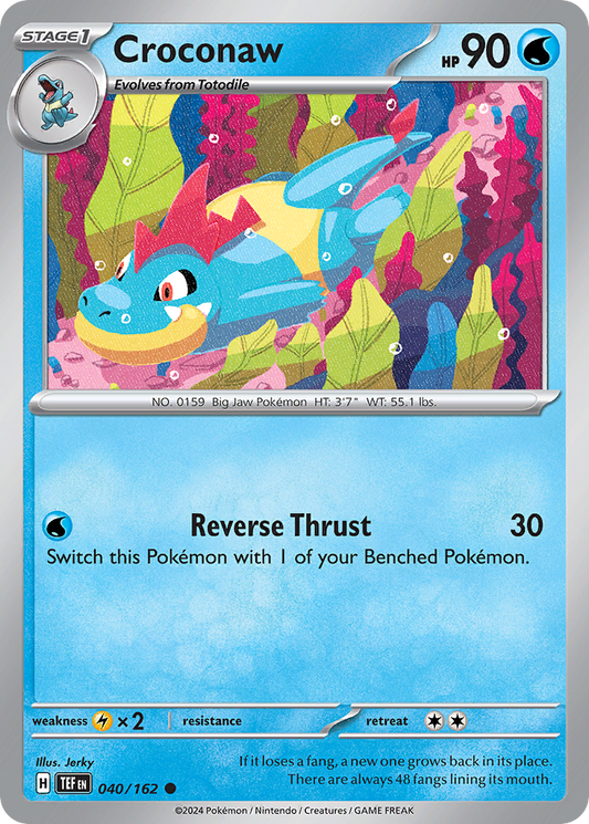 Croconaw 040/162 - Reverse Holo