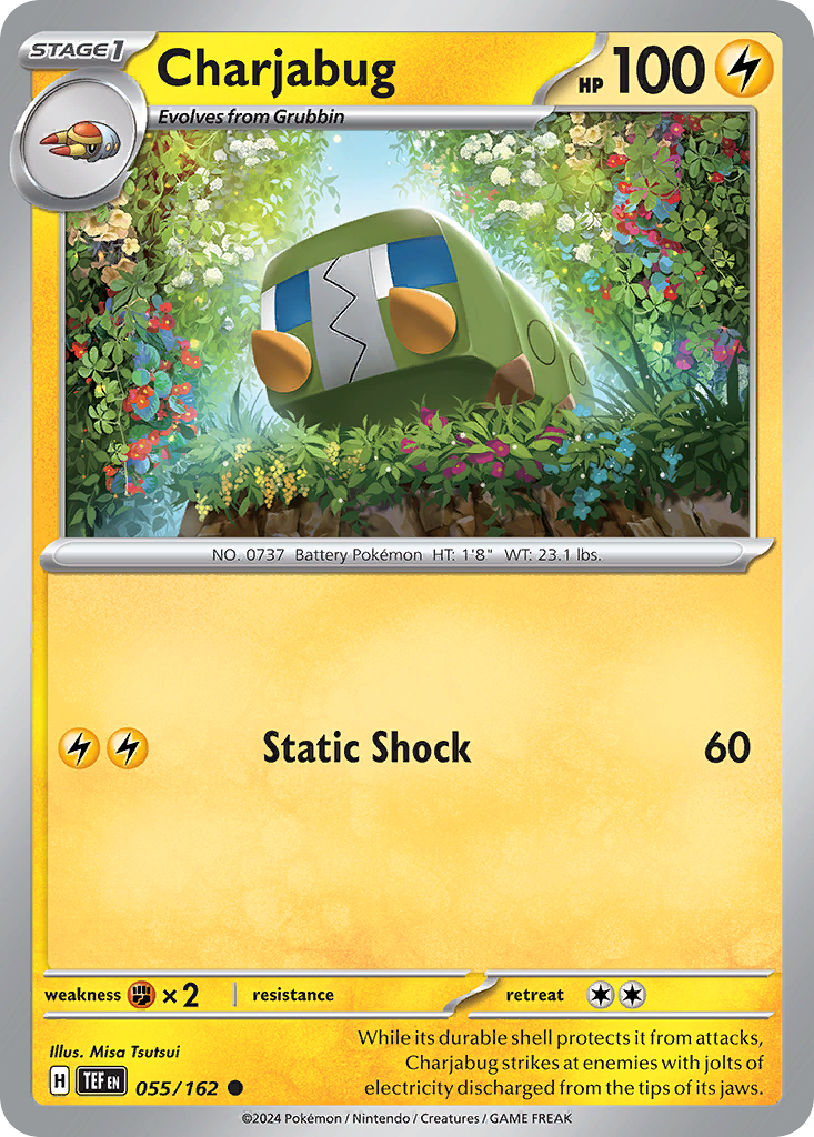 Charjabug 055/162 - Reverse Holo