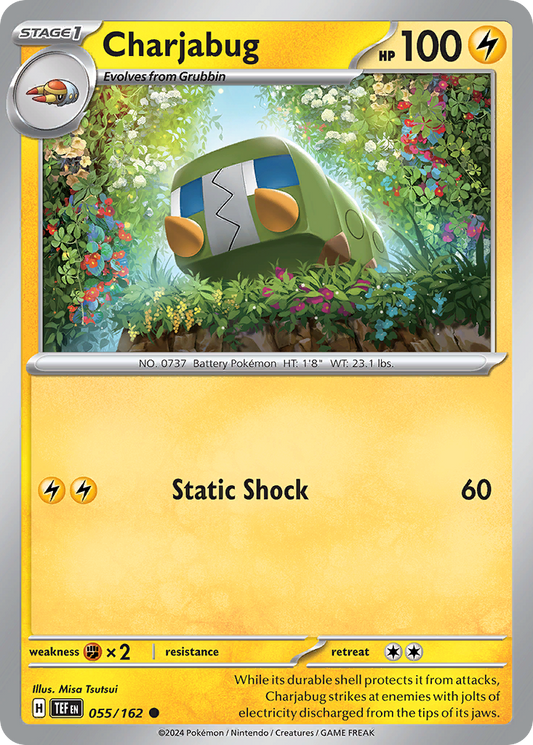 Charjabug 055/162 - Reverse Holo