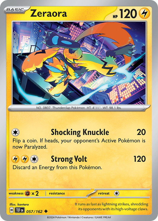 Zeraora 057/162 - Reverse Holo