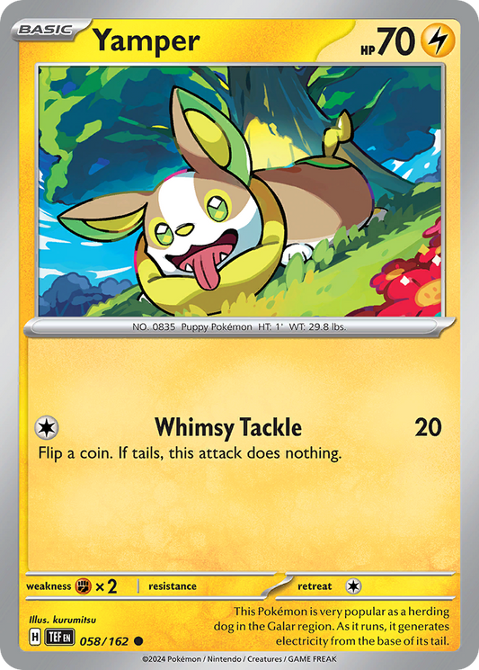 Yamper 058/162 - Reverse Holo
