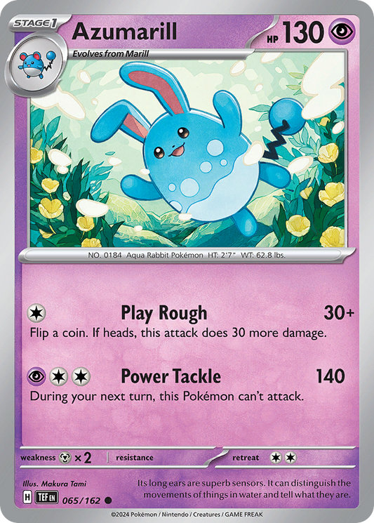 Azumarill 065/162 - Reverse Holo