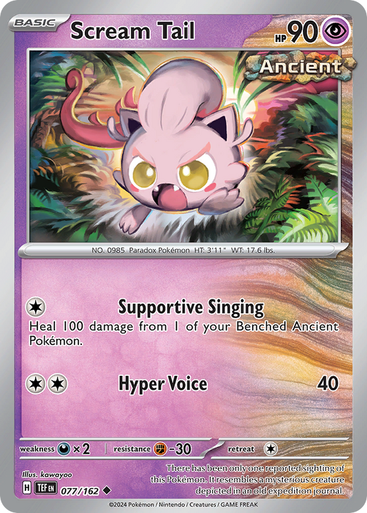 Scream Tail 077/162 - Reverse Holo
