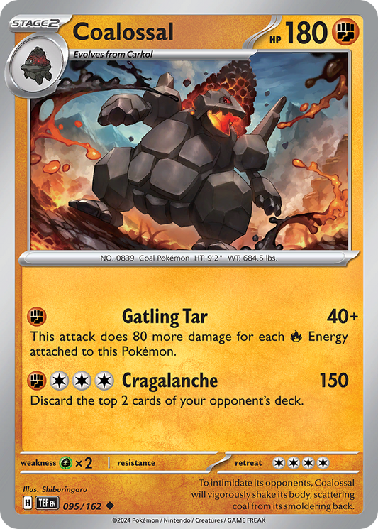 Coalossal 095/162 - Reverse Holo