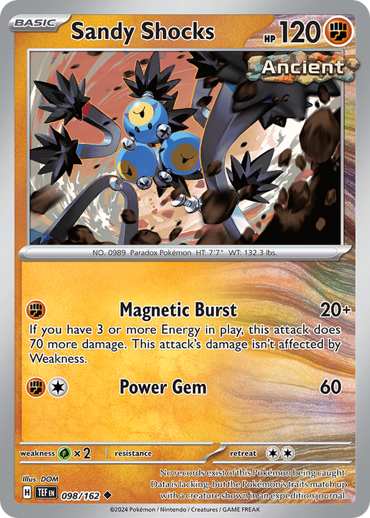 Sandy Shocks 098/162 - Reverse Holo