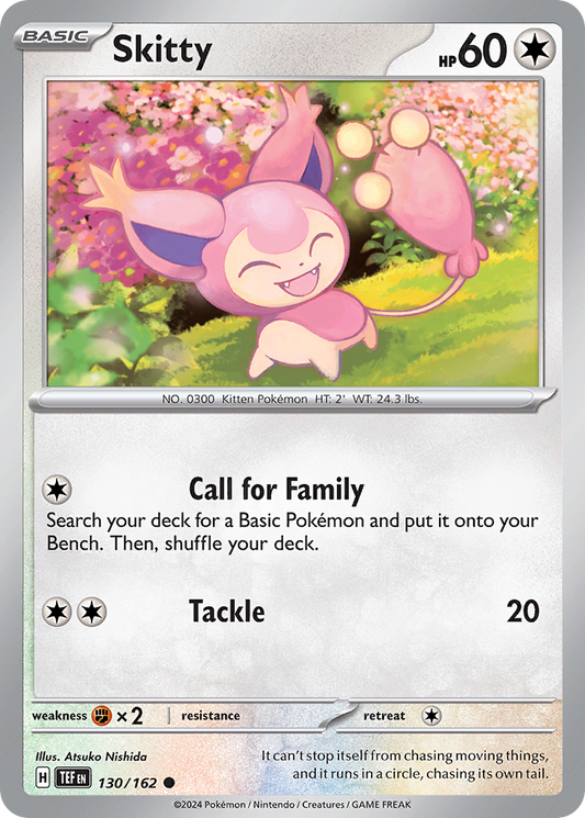 Skitty 130/162 - Reverse Holo