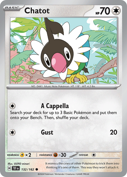 Chatot 132/162 - Reverse Holo