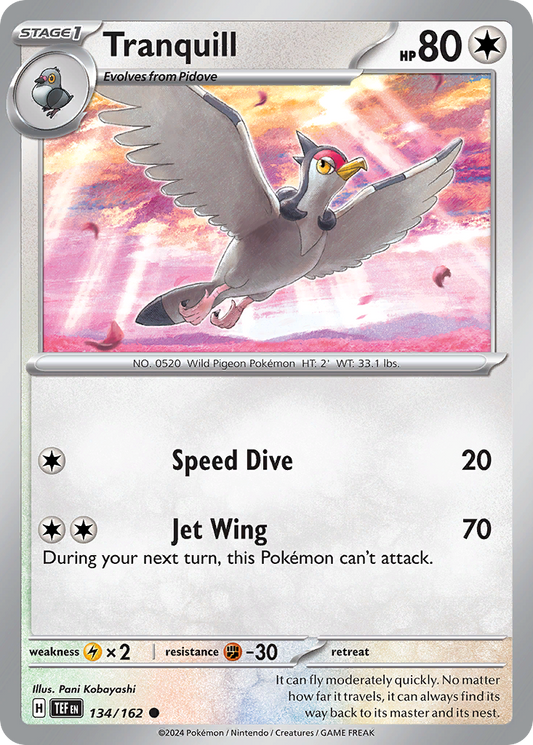 Tranquill 134/162 - Reverse Holo