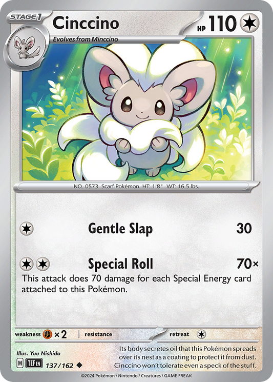Cinccino 137/162 - Reverse Holo