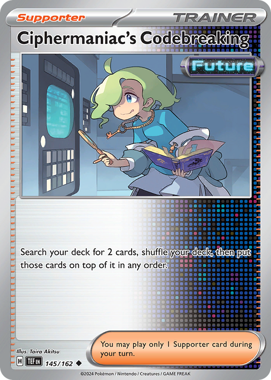 Ciphermaniac’s Codebreaking 145/162 - Reverse Holo