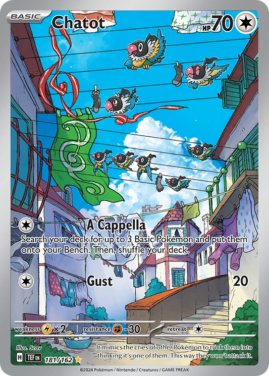 Chatot 181/162 - Reverse Holo