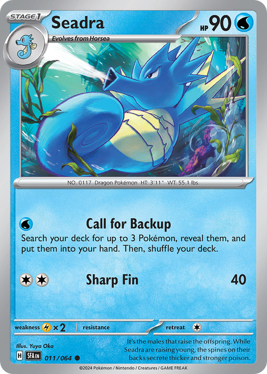 Seadra 011/064 - Reverse Holo