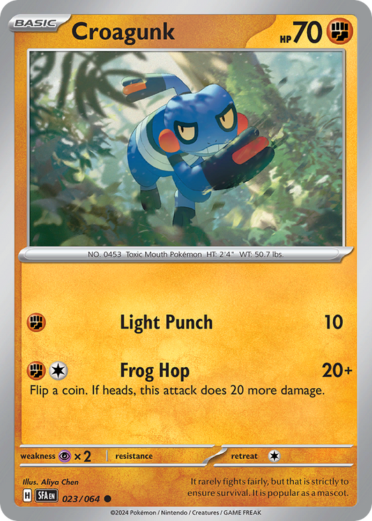 Croagunk 023/064 - Reverse Holo