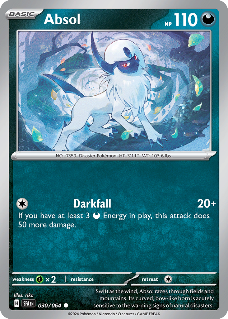 Absol 030/064 - Reverse Holo