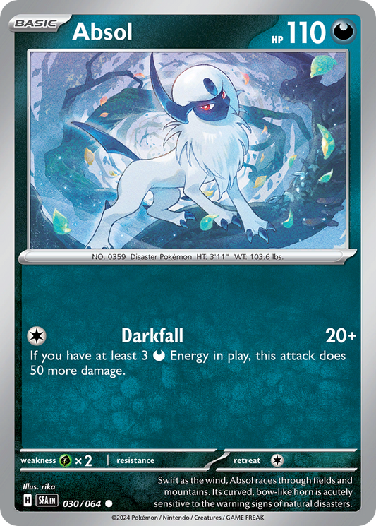 Absol 030/064 - Reverse Holo