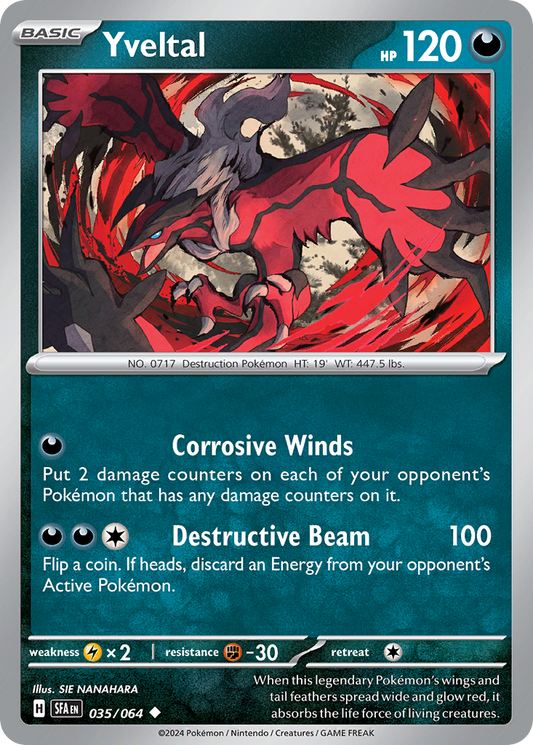 Yveltal 035/064 - Reverse Holo