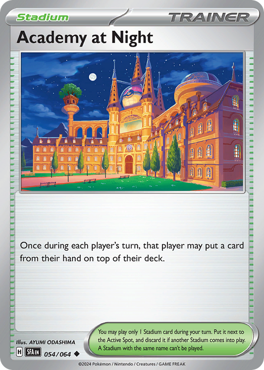 Academy at Night 054/064 - Reverse Holo