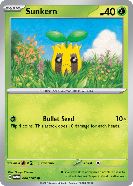 Sunkern 006/167 - Reverse Holo