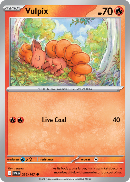 Vulpix 026/167 - Reverse Holo