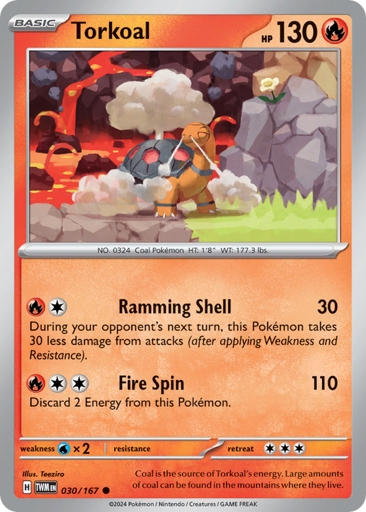 Torkoal 030/167 - Reverse Holo