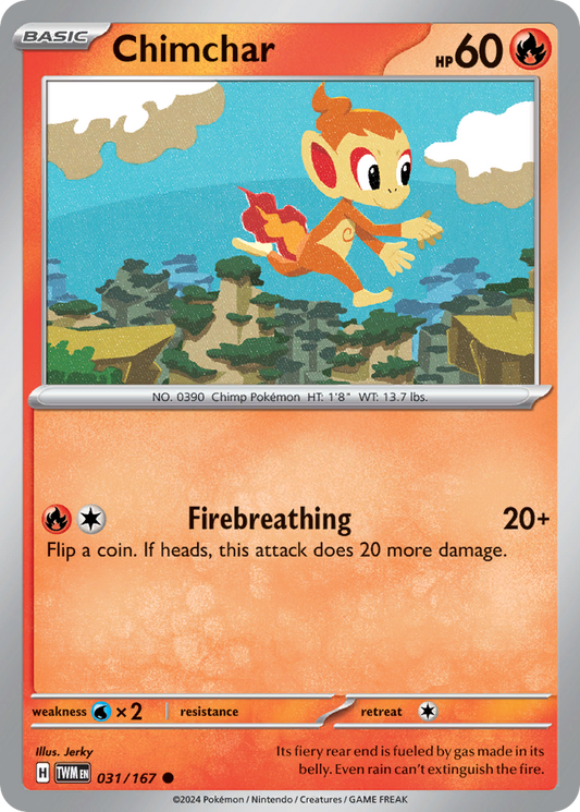 Chimchar 031/167 - Reverse Holo