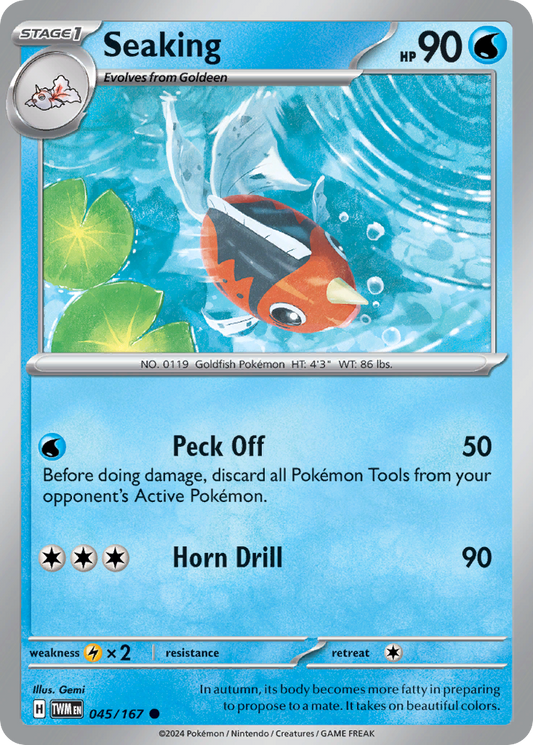 Seaking 045/167 - Reverse Holo