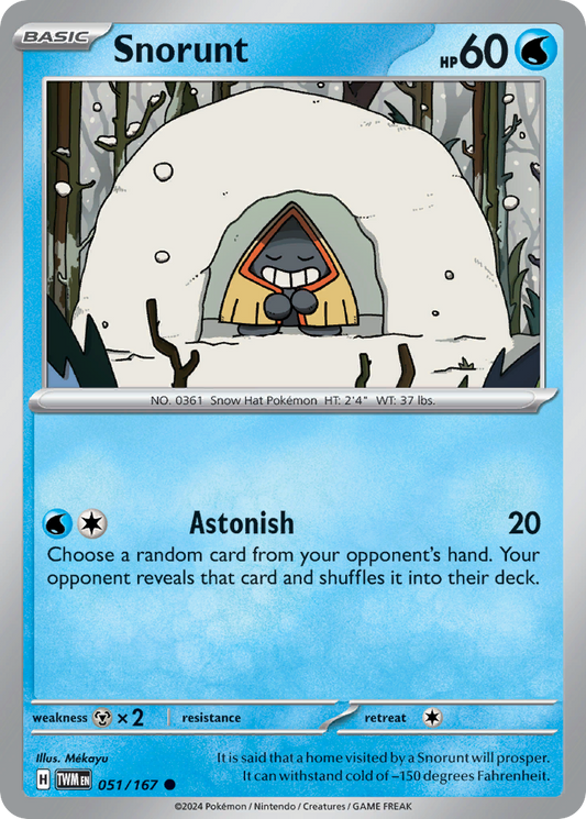 Snorunt 051/167 - Reverse Holo
