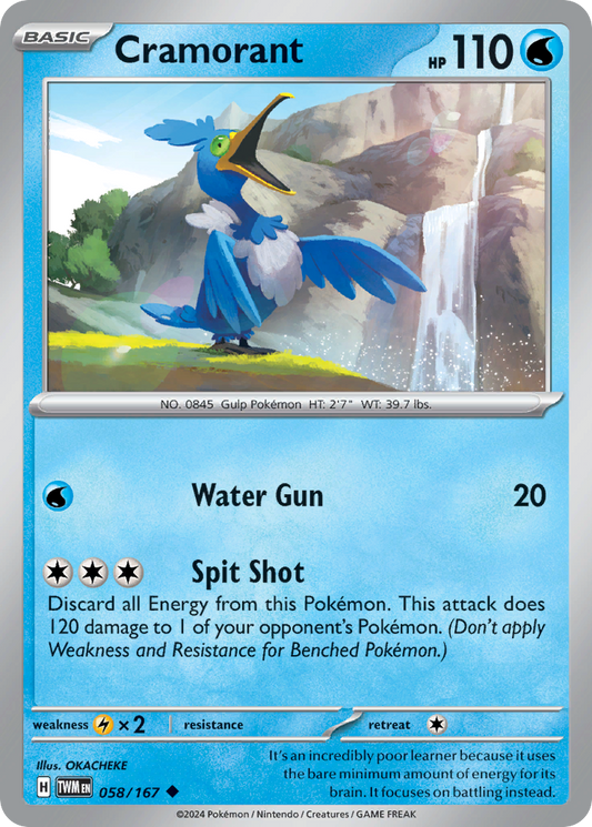Cramorant 058/167 - Reverse Holo