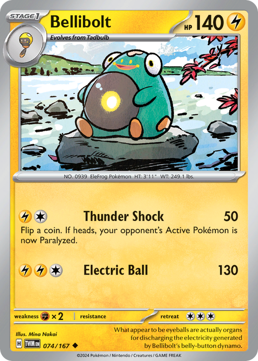 Bellibolt 074/167 - Reverse Holo