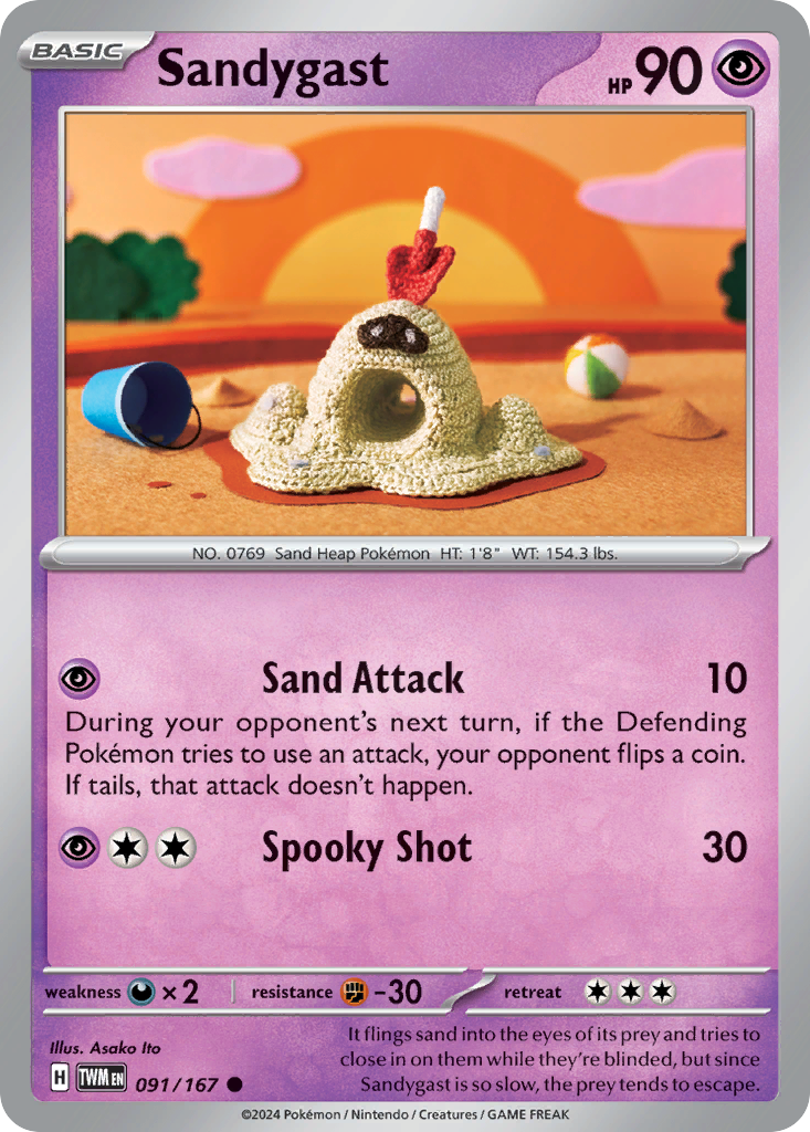 Sandygast 091/167 - Reverse Holo