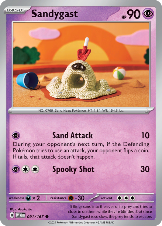 Sandygast 091/167 - Reverse Holo