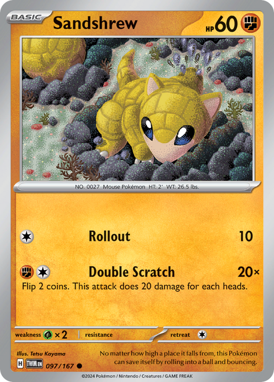 Sandshrew 097/167 - Reverse Holo