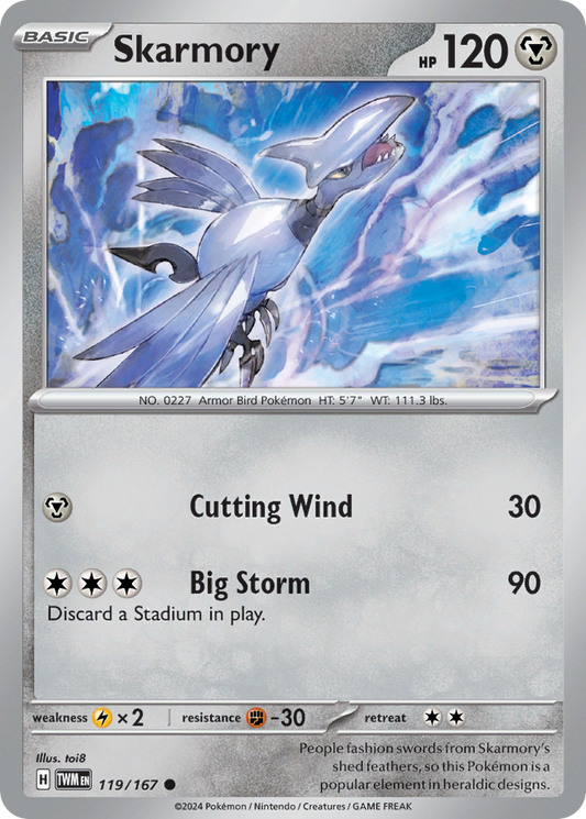 Skarmory 119/167 - Reverse Holo