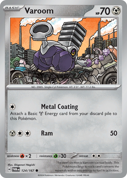 Varoom 124/167 - Reverse Holo
