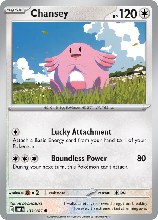 Chansey 133/167 - Reverse Holo