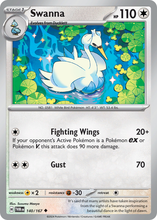 Swanna 140/167 - Reverse Holo