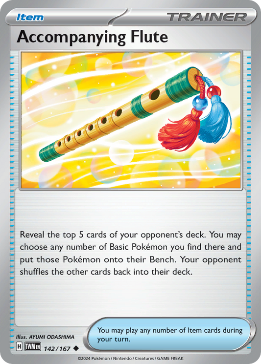 Accompanying Flute 142/167 - Reverse Holo