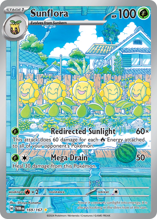 Sunflora 169/167 - Reverse Holo