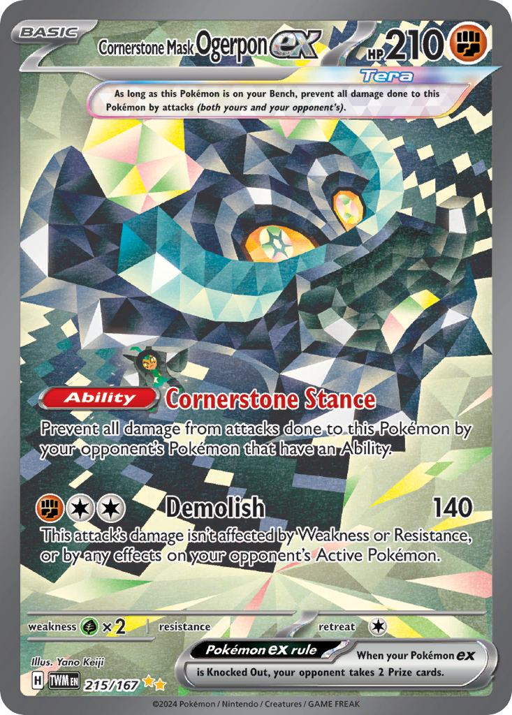 Cornerstone Mask Ogerpon ex 215/167