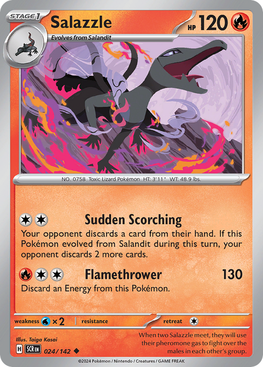 Salazzle 024/142 - Reverse Holo