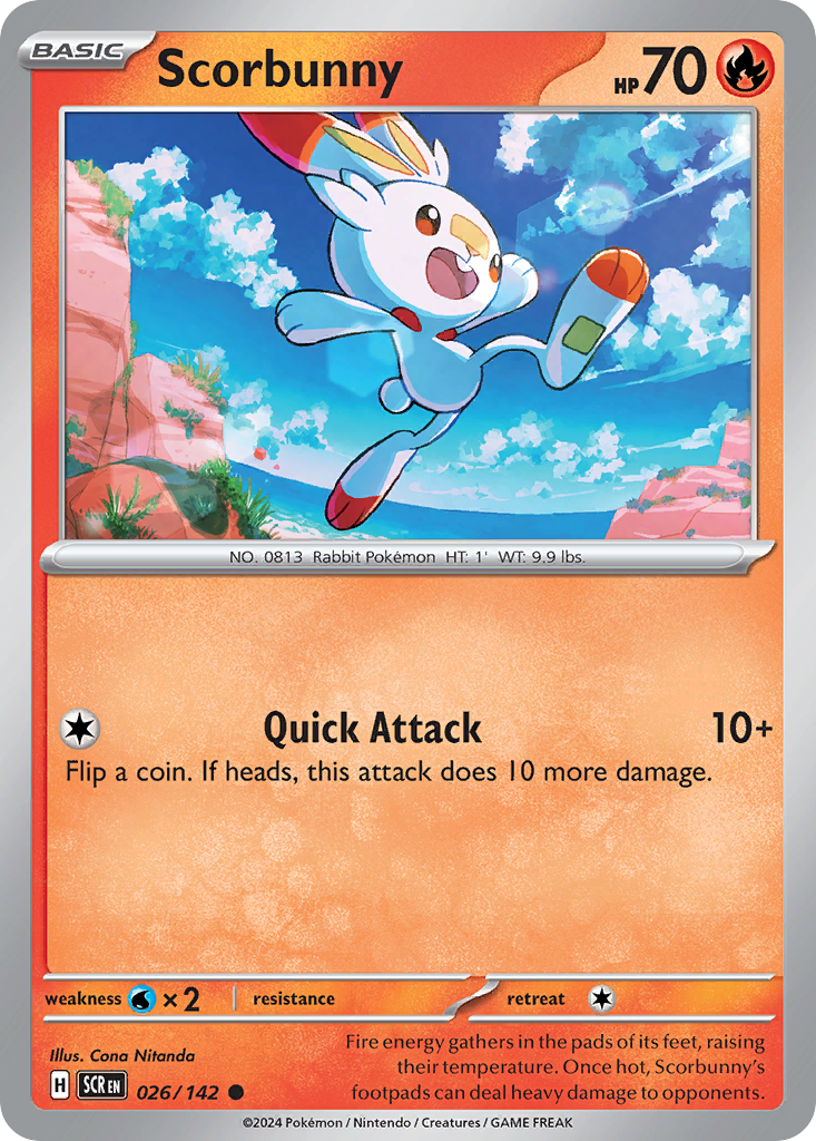 Scorbunny 026/142 - Reverse Holo